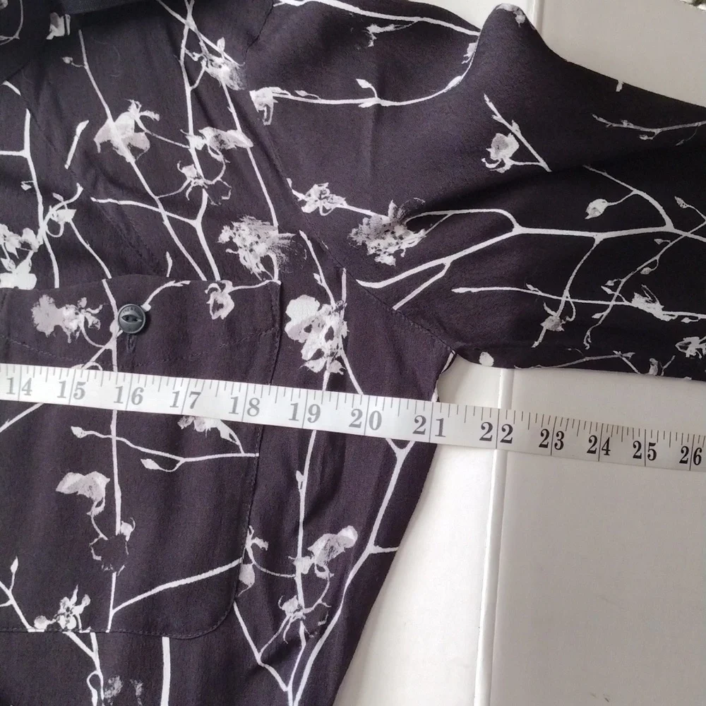 Rag And Bone  Black and White  Floral Jumpsuit 10